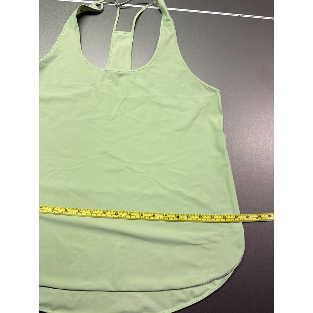 Lululemon‎ Essential Tank Top Mint Green Racerback Yoga Athletic Shirt Size 10 - Picture 3 of 7
